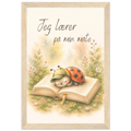 Jeg lærer på min måte innrammet veggplakat til barnerom