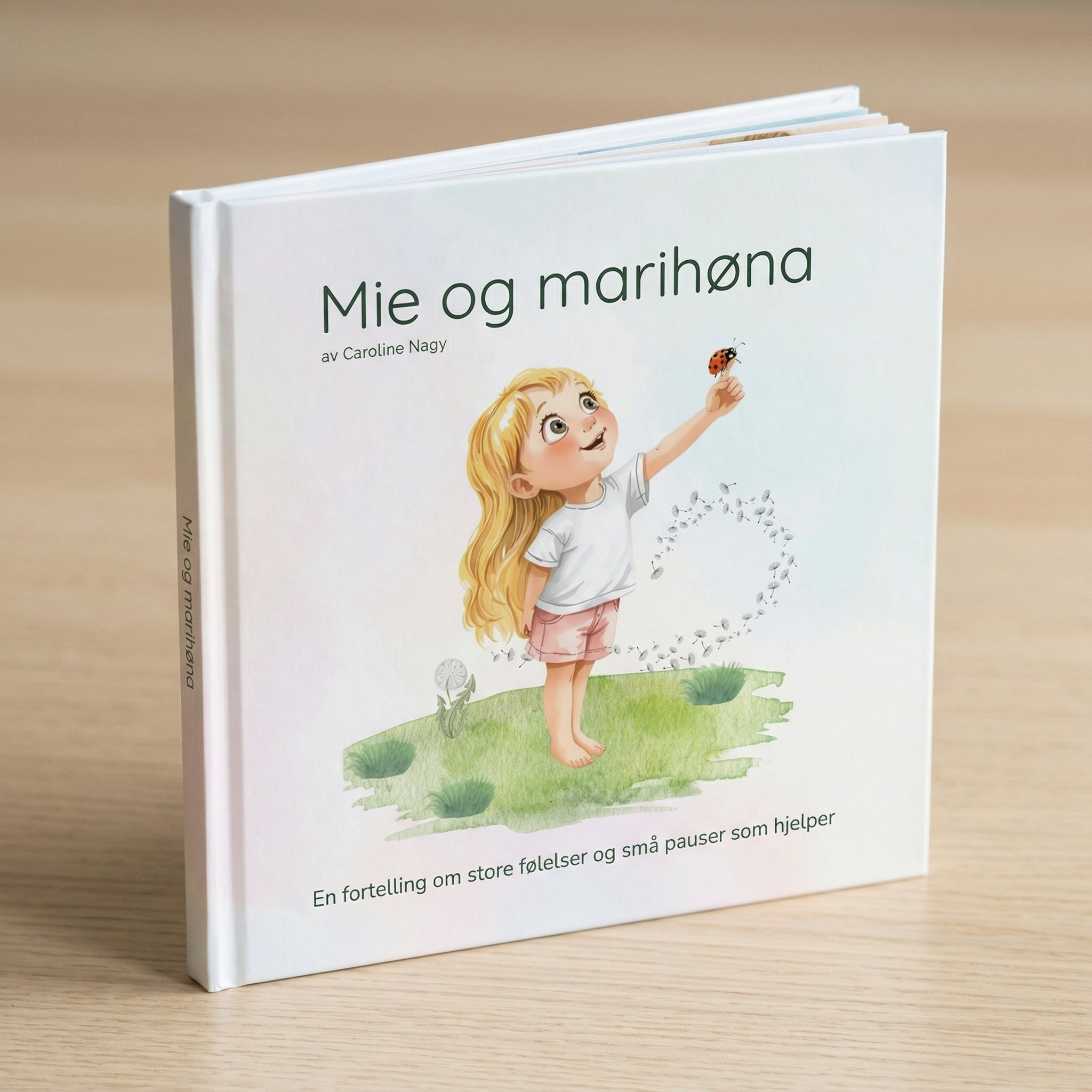 Mie og marihøna barnebok om ADHD og store følelser for barn