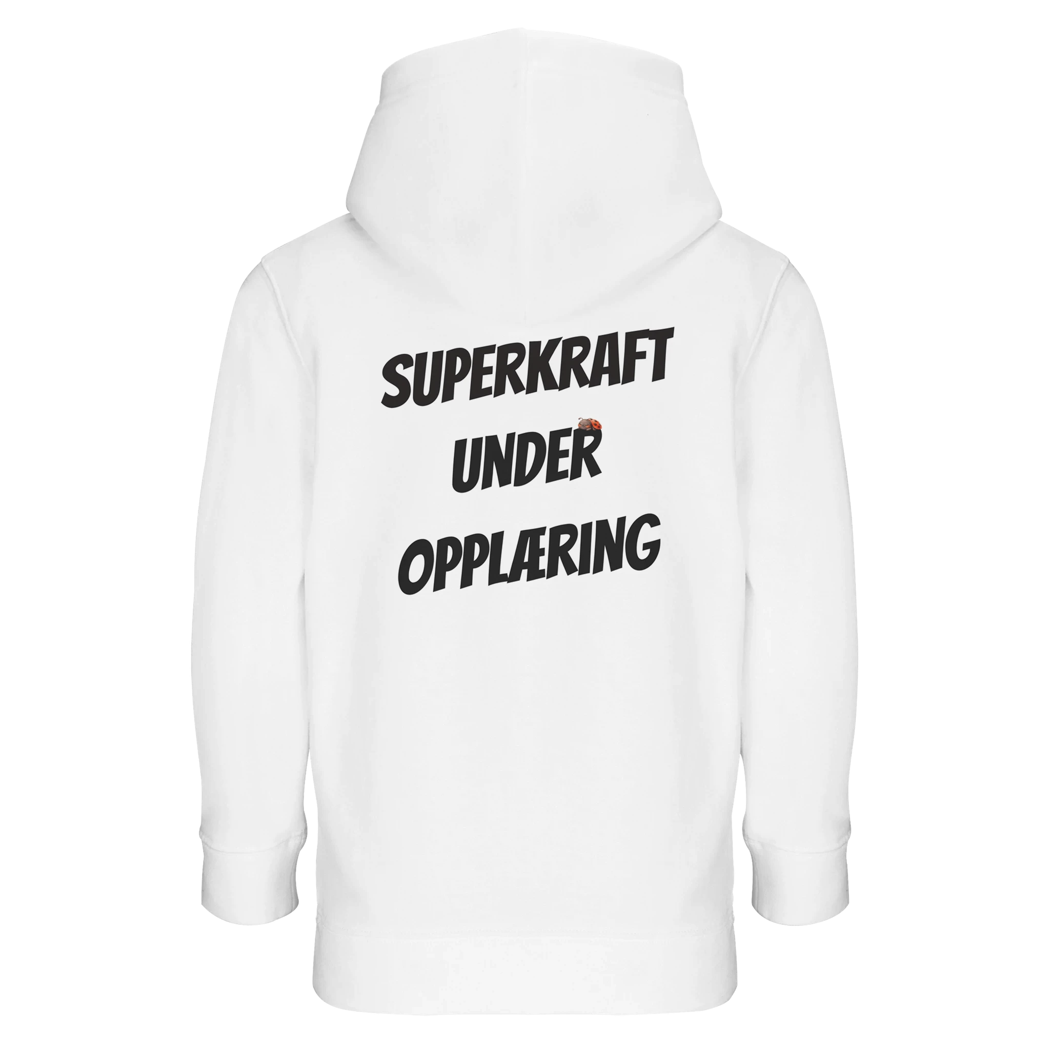 Myk hettegenser for barn med superheltmotiv